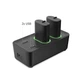 Зарядна dock станція DOBE з двома акумуляторними батареями об'ємом 800 mAh для геймпада Microsoft Wireless Controller консолі Xbox Series X|S, Xbox One X / Xbox One S / Xbox One с LED з підсвічуванням статусу зарядки - зображення 4