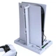 Мультифункциональная охлаждающая подставка OIVO для консоли Sony PlayStation 5 (PS5 / PS5 Digital Edition), зарядная станция для геймпадов DualSense с LED подсветкой, подставка для наушников, 15 дисков, ДУ пульта - изображение 3