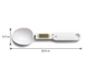 Электронная мерная ложка весы DIGITAL SPOON SCALE 0.1 гр мин. / 500 гр макс. белого цвета - изображение 5