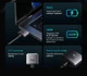 Зарядний кабель USB Type-C / MagSafe 3 Mcdodo PD 3.1 67W|96W|140W для MacBook Pro 14'' (2021/2023), MacBook Pro 16'' (2021/2023), MacBook Air 13'' (2022), MacBook Air 15'' (2023) - зображення 2