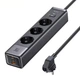 Сетевой фильтр-удлинитель Mcdodo GaN (1.5м): Три розетки 220V / 30W - два USB Type-C / один USB-A для телефона, планшета, ноутбука, MacBook / зарядное устройство с поддержкой протоколов быстрой зарядки (PD 3.0, QC 4.0, PPS, AFC, FCP) - изображение 8