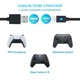 Зарядний кабель передачі даних DOBE 3м USB / USB Type-C для геймпада DualSense Sony PlayStation PS5 / PS5 Digital Edition/Microsoft Wireless Controller - зображення 4