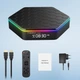 Медіаплеєр Android Box T95Z Plus Allwinner H618 / 4ГБ RAM + 32ГБ Flash / WiFi6 / Смарт ТВ приставка Android 12 з LED підсвічуванням - зображення 8