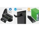 Мультифункциональная вертикальная подставка DOBE для игровой консоли Xbox Series X, зарядная станция с аккумуляторными батареями 800 mAh для геймпада Microsoft Wireless Controller с LED подсветкой статуса зарядки, 10 слотов для дисков - изображение 4