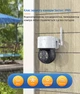 Уличная/внутренняя панорамная проводная IP камера видеонаблюдения Sectec Wi-Fi 2MP 1080P с удаленным доступом, поворотная 355°/90°, цветное ночное видение, обнаружение движения, водонепроницаемая - изображение 6