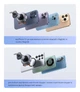 Автомобильное беспроводное магнитное зарядное устройство Mcdodo 15W для Apple iPhone с поддержкой MagSafe в вентиляционное отверстие авто / зарядка в дефлектор / USB Type-C кабель 1 метр - изображение 8