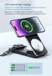 Беспроводная магнитная зарядная док станция 3в1 Mcdodo для iPhone с MagSafe / часов Apple Watch с разъемом зарядки USB Type-C / наушников AirPods с MagSafe - изображение 6