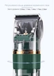 Комплект для стрижки домашніх тварин: собак, котів Pet Grooming Hair Clipper Kit / Акумуляторна машинка-тример 1800 mAh / Чотири змінні насадки / Когтерізка / Набір для грумінгу - зображення 8