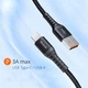 Зарядний кабель передачі даних Mcdodo USB Type-C / USB-A (3A) для ноутбука, телефону, планшета / 1 метр / Підтримка протоколів швидкого заряджання: QC 3.0/QC 4.0/Samsung AFC/Huawei SCP/OPPO VOOC - зображення 1