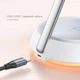 Беспроводная магнитная зарядная док станция 3в1 Mcdodo 22.5W для iPhone с поддержкой MagSafe / часов Apple Watch / наушников AirPods с MagSafe / Лампа-ночник - изображение 5