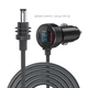 Автомобильное зарядное устройство USB-C (35W) / USB-A (30W) в прикуриватель (12-24V) + Кабель DC connector 20W-180W PD длиною в 3м для спутниковой системы Starlink Mini / Старлинк Мини / Водонепроницаемый - изображение 6