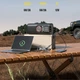 Портативный компрессор с цифровым дисплеем, LED-фонариком и набором насадок ATJ-9566 3х2000mAh - изображение 6