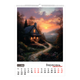 Календарь настенный А2 BuroMax Fairytale landscapes "Казкові пейзажі" 2026 200 г/м2 13 листов на пружине (BM.210651) - изображение 10
