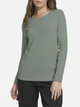 Лонгслив длинный женский Tommy Hilfiger 374312332 XL Зеленый (1159845668) - изображение 1