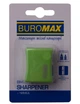 Точилка Buromax RUBBER TOUCH ALFA 1 шт. контейнер (BM.4778-1) - изображение 1