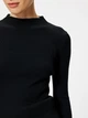 Гольф-водолазка женская Koton 5WAK90257HT L Черная (8684288407410) - изображение 5