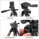Тринога MediaLab WT-3130 (0,4m-1,25m/2,0 kg) Black (36186) - зображення 5