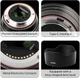 Об'єктив VILTROX AF 75 mm 1.2 Sony E-mount AF 75/1.2 E автофокусний Sony E-mount - зображення 4