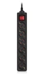 Фільтр-подовжувач REAL-EL RS-6 Protect M black 1,8m чорний - зображення 2