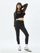 Спортивные штаны женские Koton 5WAK40123NK M Черные (8684288642460) - изображение 3