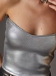 Топ жіночий Koton 4WAK30028HT XL Срібний (8684287350861) - зображення 6
