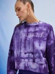 Свитшот женский Koton 3WAK10147NK XS Фиолетовый (8683353914334) - изображение 6