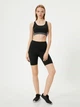 Спортивные шорты женские Koton 5WAK40010NK XS Черные (8684287612792) - изображение 3