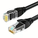 Патч Корд LAN Интернет-кабель 1 м НАРУЖНЫЙ Ethernet черный (0_31232) - изображение 2