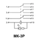 Реле електромагнітне проміжне MK3P (AC110) АскоУкрем (A0090010017) - изображение 3