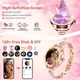 Смарт-часы женские Luxury Crystal 1.32" дисплеем, сменными ремешками и расширенным функционалом - изображение 5