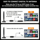 ТВ-антенна для Т2 с усилением телевизионная антенна Digital DVB-T2 антенна HD TV Antenna Mini 1080p - изображение 4