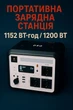 Зарядная станция BrightGlow / 1200 Вт / 1152 Вт⋅ч / LiFePO4 - зображення 1