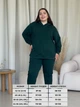 Оверсайз жіноче худі зелене Merlini Карло 110001302 розмір 4XL-5XL - зображення 3
