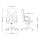 Крiсло Nowy Styl MANAGER ordf STEEL CHROME (COMFORT) SP-A - зображення 2