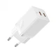 Зарядное Устройство Baseus GaN5 Pro 40W (2Type-C) white (CCGP180102) - изображение 1