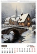Календарь настенный Buromax А2 на 1 пружине Fairytale landscapes на 2026 год (BM.210651) - изображение 2