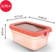 Контейнер прямоугольный Tefal oneClick 0.75 л (N1210510) - изображение 2