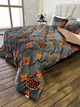 Одеяло холлофайбер Cappone из микрофибры двустороннее Луи 200х220 + 2 подушки 40х60 - изображение 2