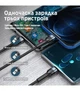 Кабель Remax Jany Series 3в1 USB to Type-C/Lightning/Micro-USB Silver (RC-124TH) - изображение 5