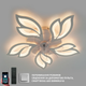 Люстра светодиодная с пультом FAN ASTRA с вентилятором 85W+18W 5F-APP WHITE - изображение 3