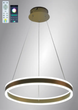 Світлодіодна люстра Esllse підвісна з пультом та додатком STELLA 64W R-APP-400x1200-GOLD/WHITE-220-IP20 - зображення 1