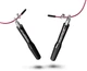Скакалка скоростная PowerPlay 4207 Elite Jump Rope на подшипниках алюминиевая 3 м Чёрная (PP_4207_Black) - изображение 3