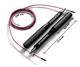 Скакалка скоростная PowerPlay 4207 Elite Jump Rope на подшипниках алюминиевая 3 м Чёрная (PP_4207_Black) - изображение 4
