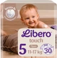 Подгузники Libero Touch Размер 5 11-17 кг 30 шт (7310361165168) - изображение 1