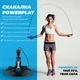 Скакалка скоростная PowerPlay 4213 Jump Rope 3 м Чёрно-голубая (PP_4213_Blue) - изображение 3