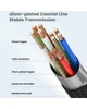 Подовжувач 2 м. Type-C Straight 100W 5A USB 3.2 Gen 2 Thunderbolt 4k 60hz для заряджання та передачі даних - зображення 5