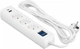 Подовжувач-фільтр мережевий 2E 3 x Тип F 3 x 1.5 мм кв 16A 1 x USB-A 1 x USB-C із захистом від перенапруги 3 м Білий (2E-SP315M3USBWH) - зображення 1