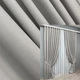 Комплект готовых штор VR-Textil Микровелюр Petek № 1832ш Светло-серый 100х290 см 2 шт (31-919) - изображение 1