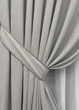 Комплект готовых штор VR-Textil Микровелюр Petek № 1832ш Светло-серый 100х290 см 2 шт (31-919) - изображение 5