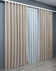 Комплект готовых штор VR-Textil Микровелюр Petek № 1828ш Таш 150х290 см 2 шт (33-0820) - изображение 4
